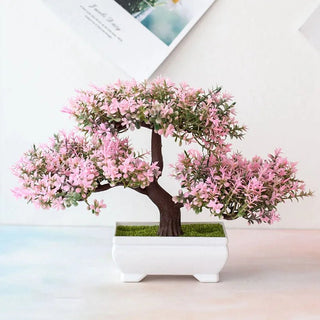 Piante Finte Adatte Ad Arredo Moderno Tanti E Vari Colori Bonsai Piccole Dimensioni Bello In Plastica - INTERIOR DREAM DESIGN