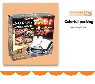 Piastra Elettrica Hot Dog Salsicce Cottura Veloce 220V - INTERIOR DREAM DESIGN