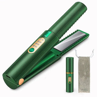 Piastra Elettrica Rosa Riscaldamento Arracciacapelli Capelli Ricaricabile Multifunzionale-INTERIOR DREAM DESIGN