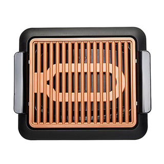 Piastra Elettrotermica Antiaderente BBQ Antifumo Controllo Temperatura - INTERIOR DREAM DESIGN