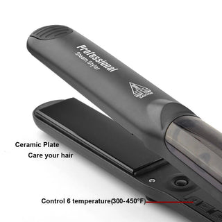 Piastra Vapore Capelli Lisci Accessori Inclusi Ceramica Elettrodomestici Cura Persona Casa-INTERIOR DREAM DESIGN