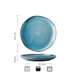 Piatti Materiale Ceramica Design Moderno Diverse Colorazioni Arredo Tavolo Stoviglie Piatti-INTERIOR DREAM DESIGN