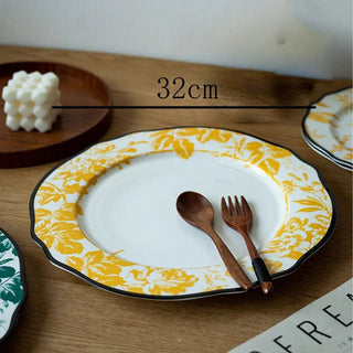 Piatti Materiale Ceramica Diverse Colorazioni Dimensioni Design Creativo Moderno Arredo Tavolo-INTERIOR DREAM DESIGN