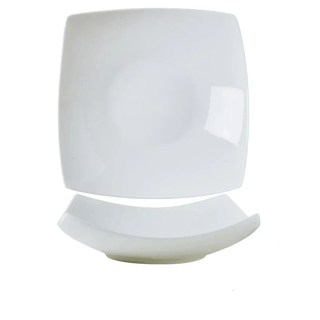 Piatti Materiale Ceramica Diverse Dimensioni Bianco Semplice Arredo Decorazione Tavolo-INTERIOR DREAM DESIGN