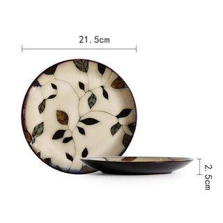 Piatti Modello Foglie Decorazione Tavola Diversi Modelli Arredo Cucina Design Creativo Diverse Dimensioni-INTERIOR DREAM DESIGN