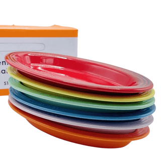 Piatto Forma Ovale Lunga 25cm Decorazione Tavola Diverse Colorazioni Arredo Design Moderno-INTERIOR DREAM DESIGN