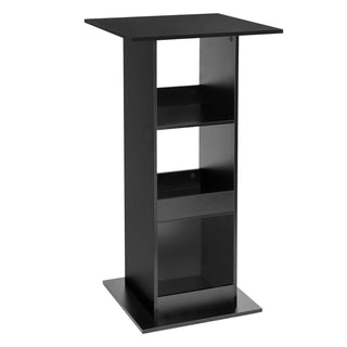 Piccolo Tavolo Da Bancone Materiale Legno Diverse Colorazioni Con Ripiani Porta Oggetti-INTERIOR DREAM DESIGN