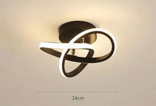 Plafoniera Lampada Soffitto LED Metallo Acrilico Luce Calda Fredda Interruttore Accessori Decorazione Arredamento Casa Illuminazione - INTERIOR DREAM DESIGN