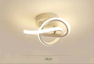 Plafoniera Lampada Soffitto LED Metallo Acrilico Luce Calda Fredda Interruttore Accessori Decorazione Arredamento Casa Illuminazione - INTERIOR DREAM DESIGN