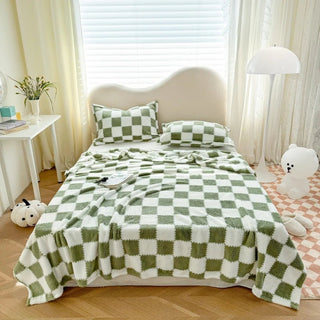 Plaid Coperta Adatta A Letto Divano Varie Dimensioni Vari Colori A Quadri Con Panda Calda Pratica Comoda - INTERIOR DREAM DESIGN