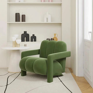 Poltrona Da Salotto In Vari Colori Viola Verde Bianca Marrone Comoda Design Casa Arredo Salotto - INTERIOR DREAM DESIGN