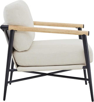 Poltrona Diversi Colori Tessuti Imbottitura Metallo Legno Beige Marrone Grigio-INTERIOR DREAM DESIGN