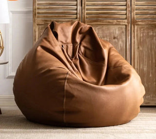 Poltrona Imbottitura Pouf Poltrona Sacco Ecopelle Riempitivo Arredamento Salotto Casa-INTERIOR DREAM DESIGN