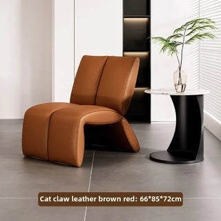 Poltrona Materiale Ecopelle Diverse Colorazioni Arredo Casa Design Moderno Comodo Resistente-INTERIOR DREAM DESIGN