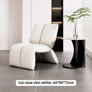 Poltrona Materiale Ecopelle Diverse Colorazioni Arredo Casa Design Moderno Comodo Resistente-INTERIOR DREAM DESIGN