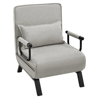 Poltrona Materiale Metallo Tessuto Diverse Colorazioni Poltrona pieghevole Comoda Innovativa-INTERIOR DREAM DESIGN