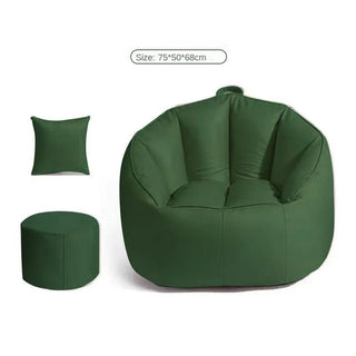 Poltrona Materiale Tessuto Impermeabile Poltrona Diverse Colorazioni Imbottita Comoda-INTERIOR DREAM DESIGN