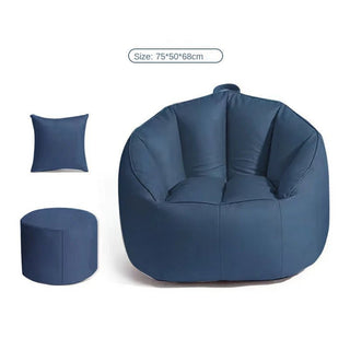 Poltrona Materiale Tessuto Impermeabile Poltrona Diverse Colorazioni Imbottita Comoda-INTERIOR DREAM DESIGN