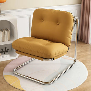 Poltrona Metallo Diversi Colori Imbottitura Velluto Costine Elegante Design Innovativo-INTERIOR DREAM DESIGN