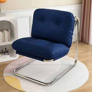 Poltrona Metallo Diversi Colori Imbottitura Velluto Costine Elegante Design Innovativo-INTERIOR DREAM DESIGN