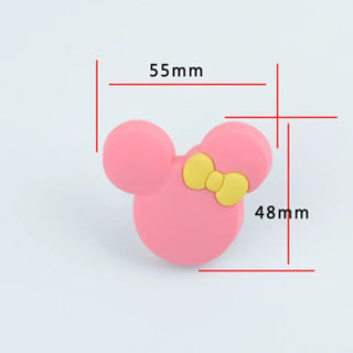 Pomello Fantasia Topolino Colorato Fantasia Fiocco Decorazione Casa Stanza Letto Bambini Salotto-INTERIOR DREAM DESIGN