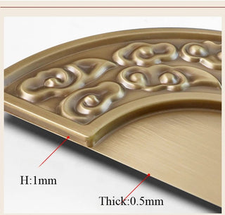 Pomello Grandi Dimensioni Apertura Porte Ottone Bronzo Due Pezzi-INTERIOR DREAM DESIGN