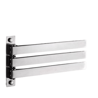 Porta Asciugamano Materiale Acciaio Diversi Ripiani Resistente Parete Organizer Bagno-INTERIOR DREAM DESIGN