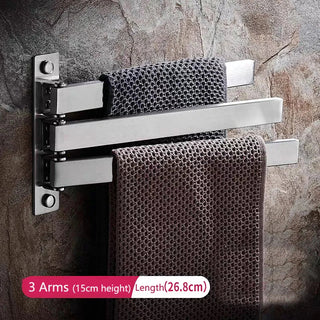 Porta Asciugamano Materiale Acciaio Diversi Ripiani Resistente Parete Organizer Bagno-INTERIOR DREAM DESIGN