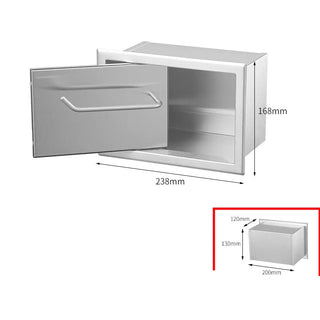 Porta Carta Igienica Scomparsa Riparata Impermeabile Acciaio Argento Nero-INTERIOR DREAM DESIGN