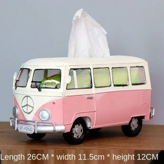 Porta Fazzoletti Materiale Metallo Modello Macchina Diverse Colorazioni Grandi Capacità-INTERIOR DREAM DESIGN