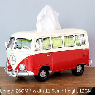 Porta Fazzoletti Materiale Metallo Modello Macchina Diverse Colorazioni Grandi Capacità-INTERIOR DREAM DESIGN