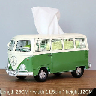 Porta Fazzoletti Materiale Metallo Modello Macchina Diverse Colorazioni Grandi Capacità-INTERIOR DREAM DESIGN