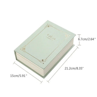 Porta Gioie Da Camera Da Letto In Eco Pelle Vari Colori A Forma Di Libro Belli Da Arredo-INTERIOR DREAM DESIGN