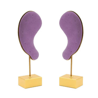 Porta Gioie Materiale Metallo Modello Orecchio Espositore Gioielli Staffa Orecchini-INTERIOR DREAM DESIGN