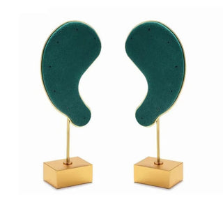 Porta Gioie Materiale Metallo Modello Orecchio Espositore Gioielli Staffa Orecchini-INTERIOR DREAM DESIGN