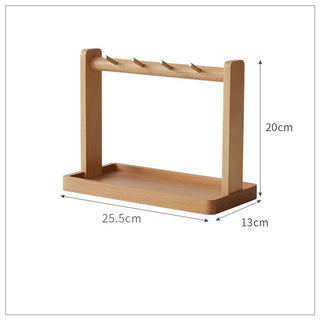 Porta Gioie Modello Base Con Supporto Materiale Legno Design Moderno Arredo Camera-INTERIOR DREAM DESIGN