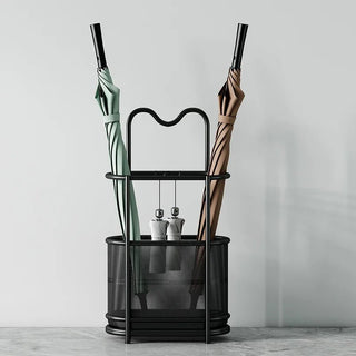 Porta Ombrelli Materiale Metallo Porta Oggetti Decorazione Ingresso Design Moderno Elegante-INTERIOR DREAM DESIGN