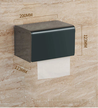 Porta Rotolo Innovativo Acciaio Inossidabile Oro Rosa Nero Argento Bagno Accessori-INTERIOR DREAM DESIGN