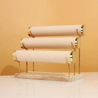 Portagioie Comodo Efficace Capiente Orologi Bracciali Ampio Diverse Colorazioni Velluto Decorazioni Casa-INTERIOR DREAM DESIGN