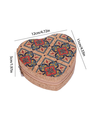 Portagioie Per Camera Da Letto A Forma Di Cuore In Eco Pelle A Forma Di Cuore Piccole Dimensioni Design-INTERIOR DREAM DESIGN