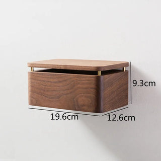 Portatovaglioli Legno Marrone Diverse Dimensioni Bagno Organizer Estetico Raffinato-INTERIOR DREAM DESIGN