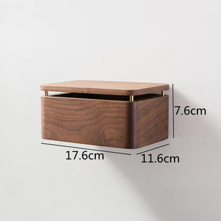 Portatovaglioli Legno Marrone Diverse Dimensioni Bagno Organizer Estetico Raffinato-INTERIOR DREAM DESIGN