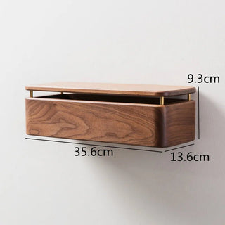 Portatovaglioli Legno Marrone Diverse Dimensioni Bagno Organizer Estetico Raffinato-INTERIOR DREAM DESIGN