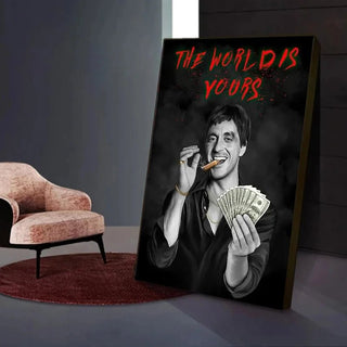 Poster Decorativo Parete Camera Letto Animato Design Scarface Il Padrino Narcos Accessori Casa Arredamento - INTERIOR DREAM DESIGN