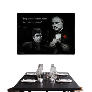 Poster Decorativo Parete Camera Letto Animato Design Scarface Il Padrino Narcos Accessori Casa Arredamento - INTERIOR DREAM DESIGN