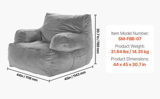 Pouf Morbido Diversi Modelli Rilassante Salotto Cameretta Decorazione Casa Comoda-INTERIOR DREAM DESIGN