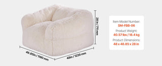 Pouf Morbido Diversi Modelli Rilassante Salotto Cameretta Decorazione Casa Comoda-INTERIOR DREAM DESIGN