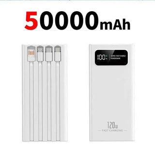 Power Bank 50000 mAh Powerbank Ricarica Rapida Portatile Batteria 4 Fili Display Digitale-INTERIOR DREAM DESIGN