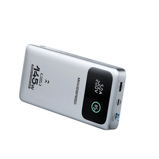 Powerbank Portatile Plastica Grigio Resistente Sottile Comodo Elettronica-INTERIOR DREAM DESIGN