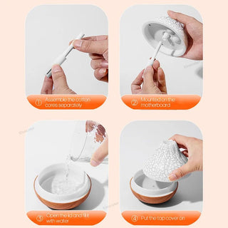 Profumatore Ambiente Diffusore Aromi Profumato Decorazione Casa Ricarica USB Materiale Legno-INTERIOR DREAM DESIGN